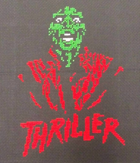 Thriller cross stitch pattern