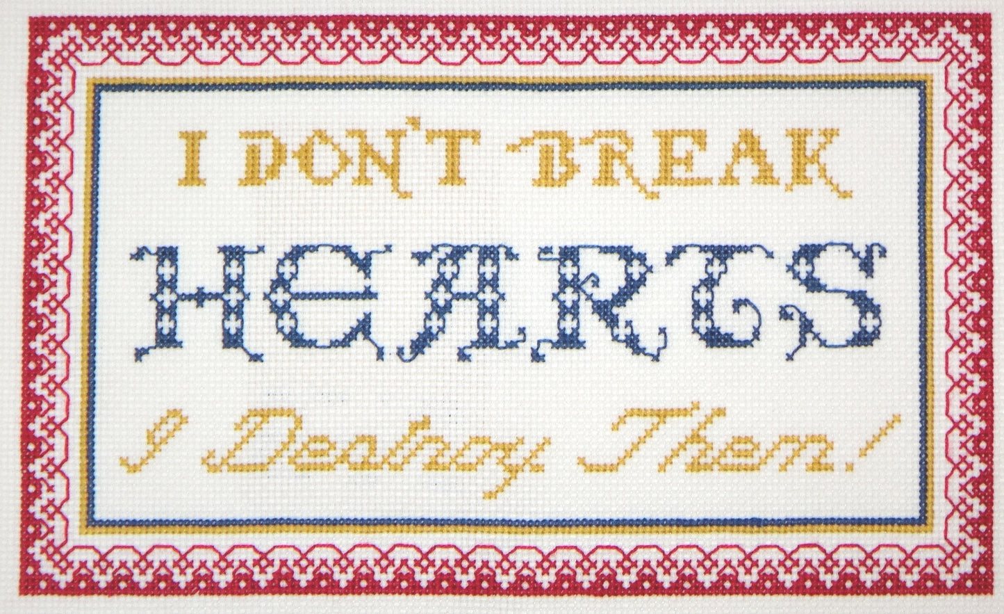 Destroyer Cross Stitch Pattern