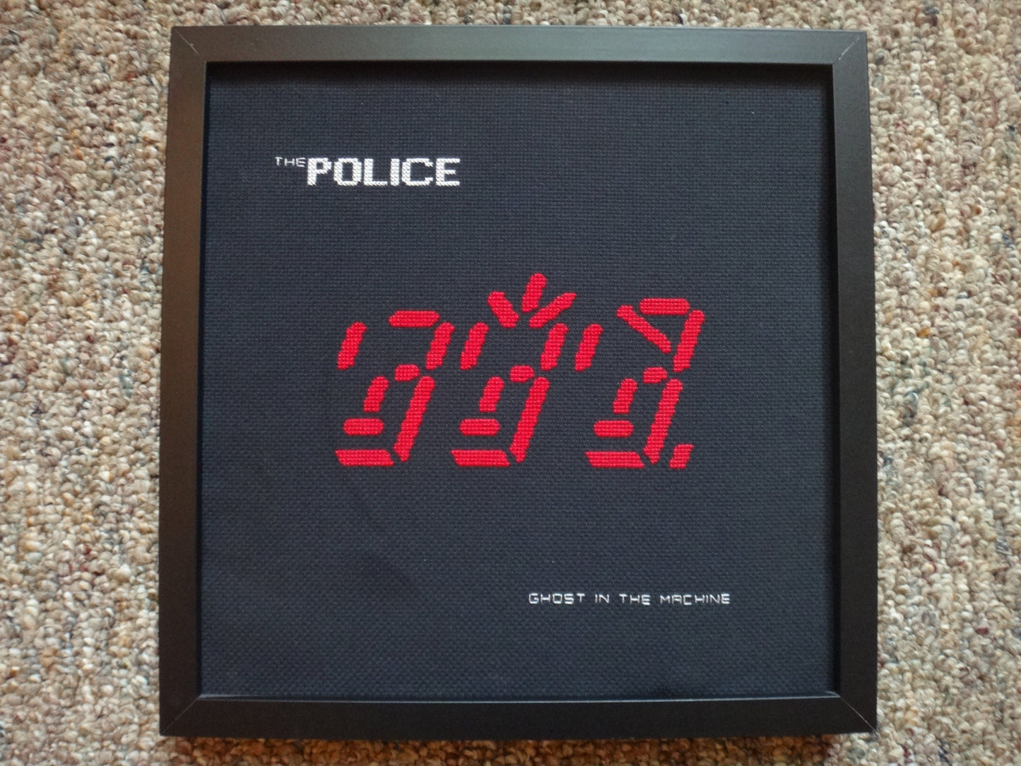 The Police - Ghost in the Machine cross stitch pattern