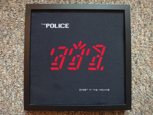 The Police - Ghost in the Machine cross stitch pattern