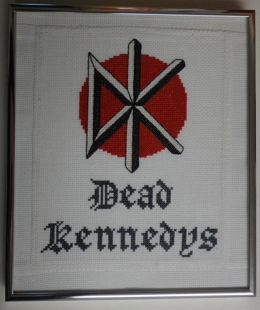Dead Kennedys cross stitch pattern