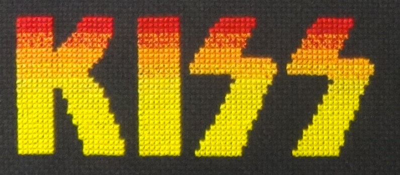 A is for Aerosmith - The A-Z of Classic Rock Sampler cross stitch pattern