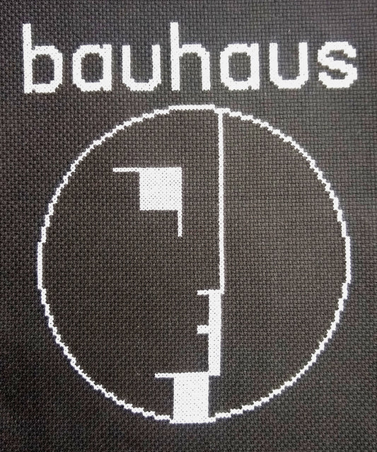 Bauhaus cross stitch pattern