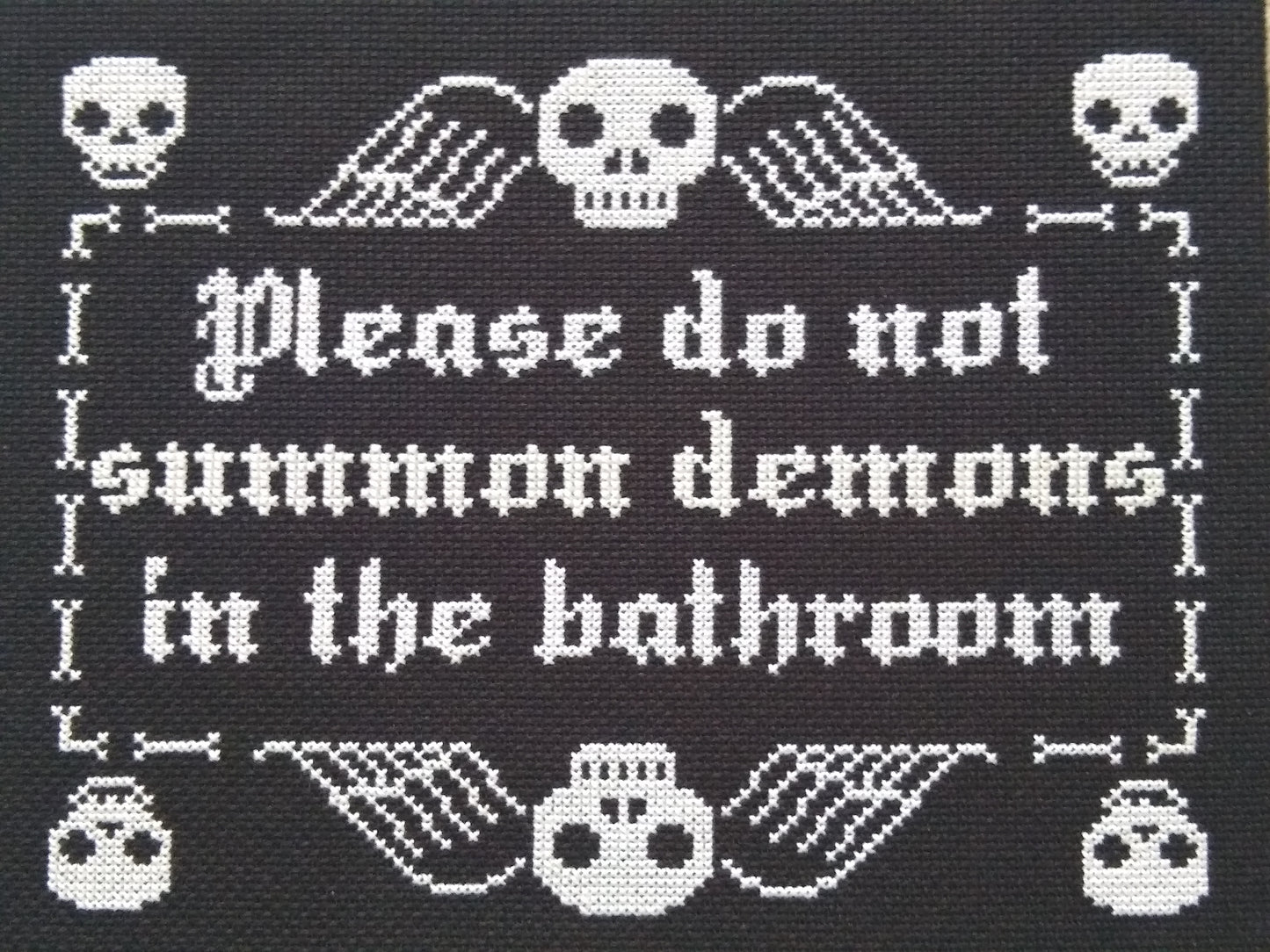 Summon Demons cross stitch pattern