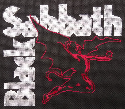 Black Sabbath - Henry cross stitch pattern