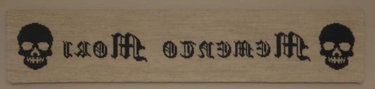 Memento Mori cross stitch pattern