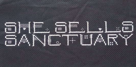 Sanctuary alphabet cross stitch pattern