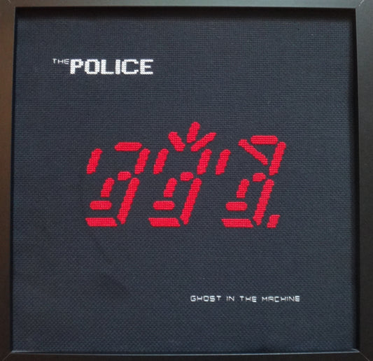 The Police - Ghost in the Machine cross stitch pattern