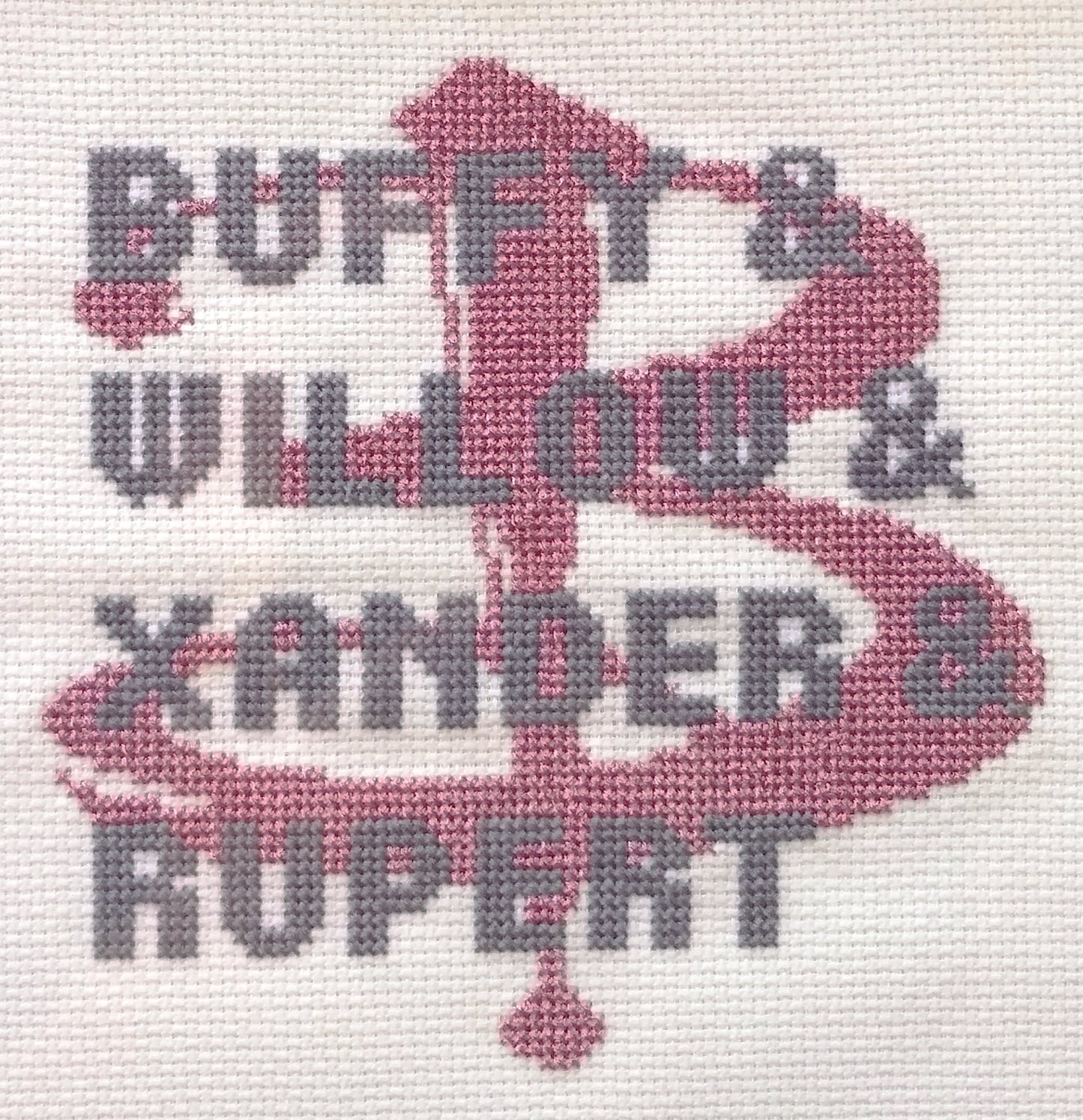 Buffy & Co. cross stitch pattern