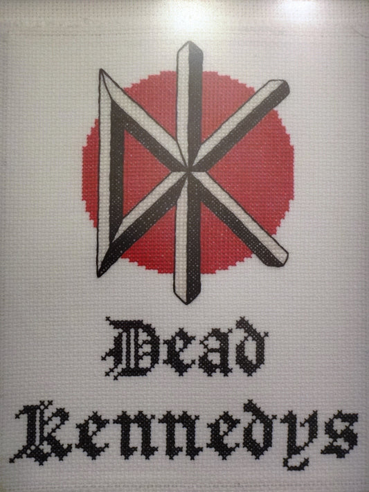 Dead Kennedys cross stitch pattern