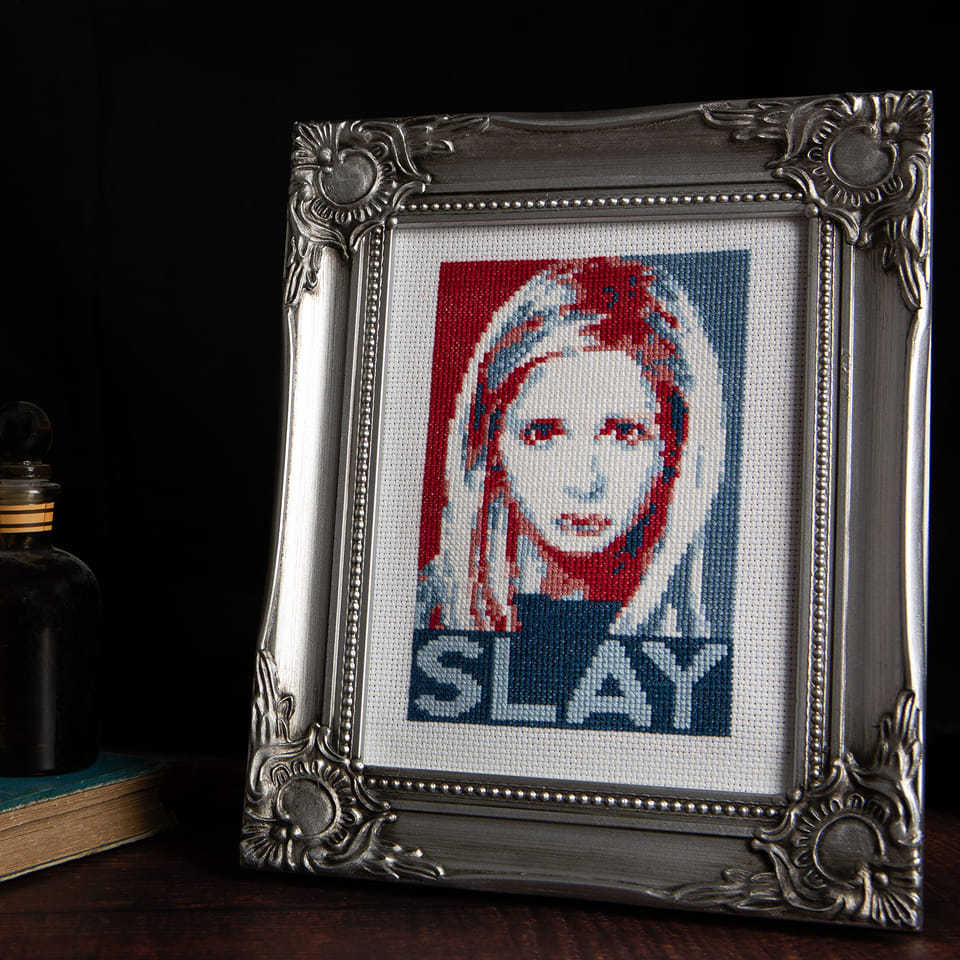 Buffy - Slay cross stitch pattern