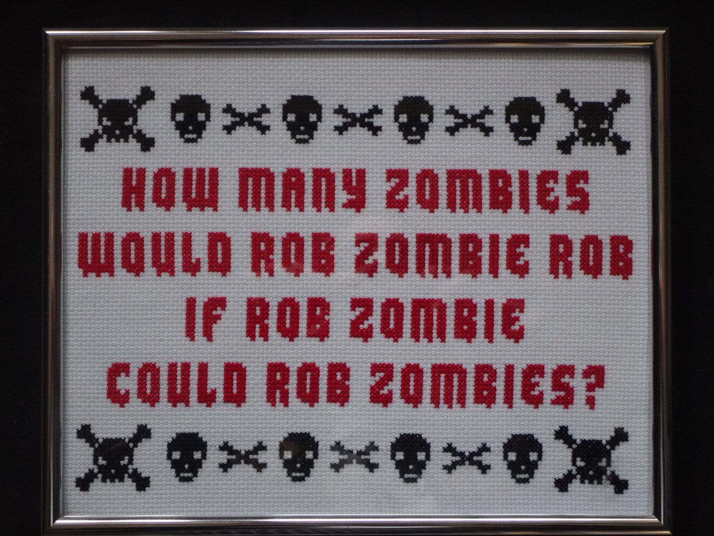 Rob Zombie cross stitch pattern