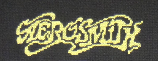 A is for Aerosmith - The A-Z of Classic Rock Sampler cross stitch pattern